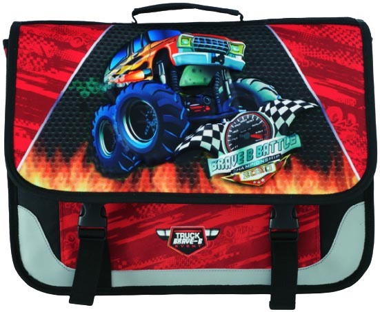 CARTABLE "MONSTER TRUCK" OU "AURICADE" 38 CM ENV.