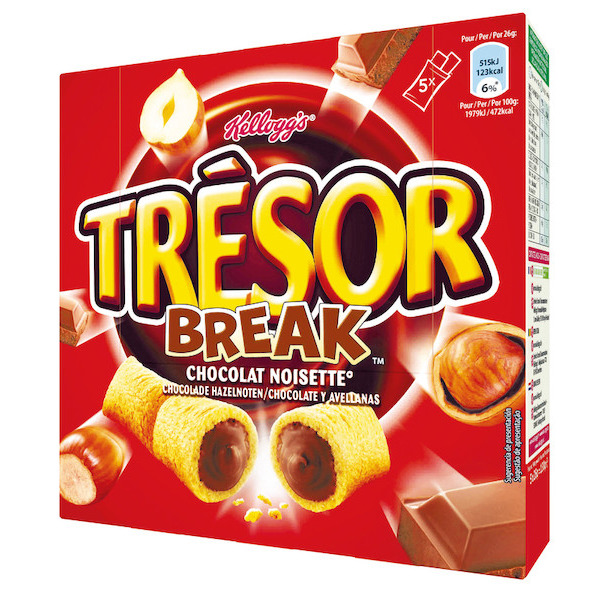 Trésor, gout chocolat noisette