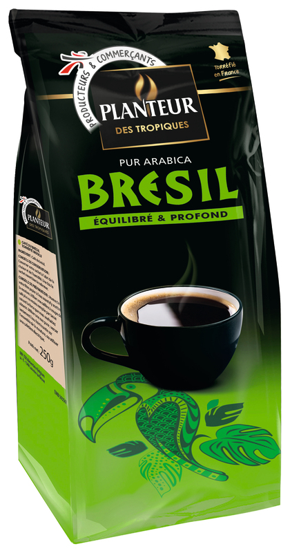 CAFE MOULU PUR ARABICA BRESIL PLANT DES TROPIQUES