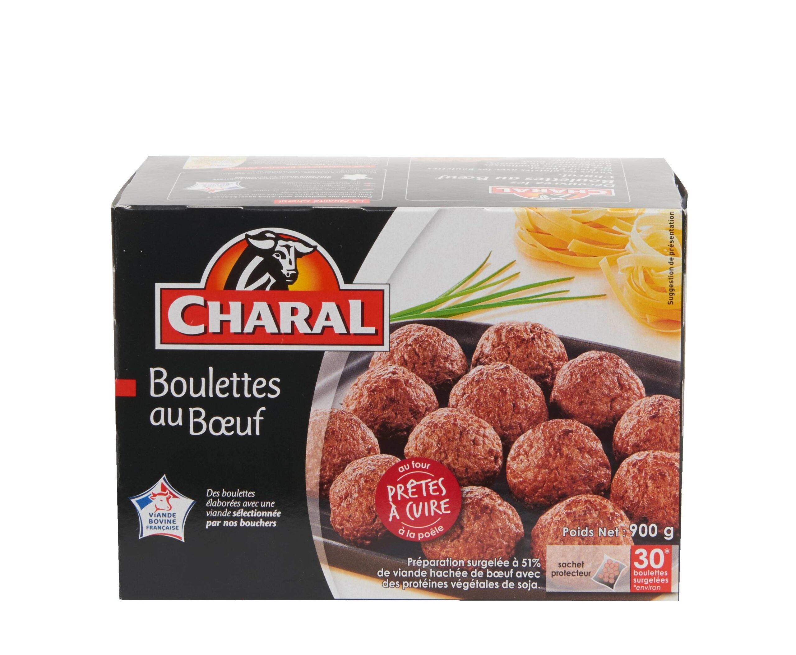 Les Maxi Boulettes au Boeuf surgelées CHARAL