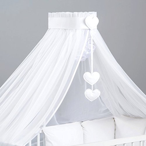 Barre ciel de lit enfant XXL support voile moustiquaire lit bébé