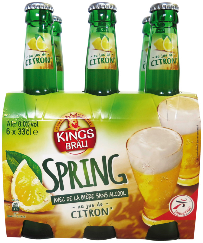 Kingsbrau Bière Citron Sans Alcool