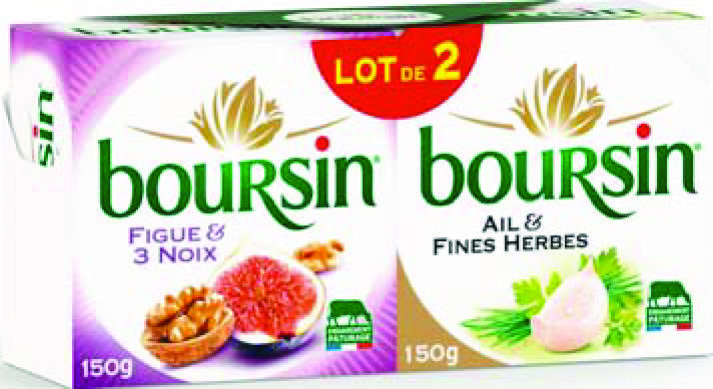 Boursin Figue Noix: Duo Gourmand 40% Mat.Gr.*