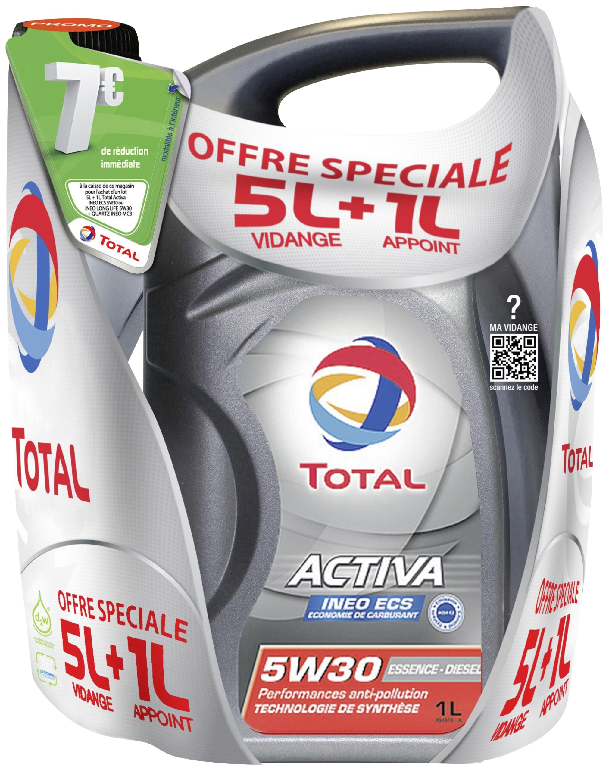 Total Huile Moteur Auchan 5w30