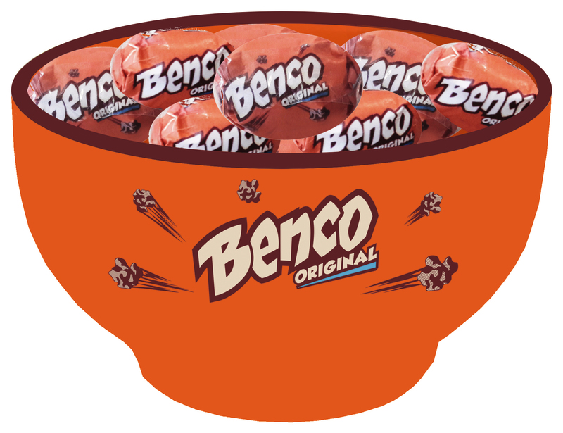 Benco chocolat BOL CÉRAMIQUE GARNI composition