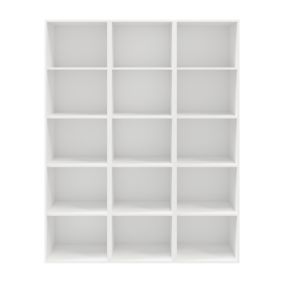 Etagère bibliothèque blanche Atomia 187,5x150x35cm