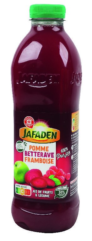 PUR JUS POMME BETTERAVE FRAMBOISE “JAFADEN”