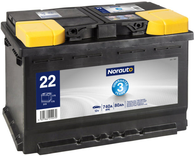 Batterie 12v 80ah Norauto Bv22