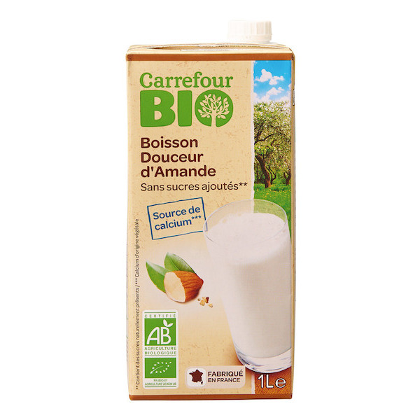 3560071016074 – Lait d’amande CARREFOUR BIO