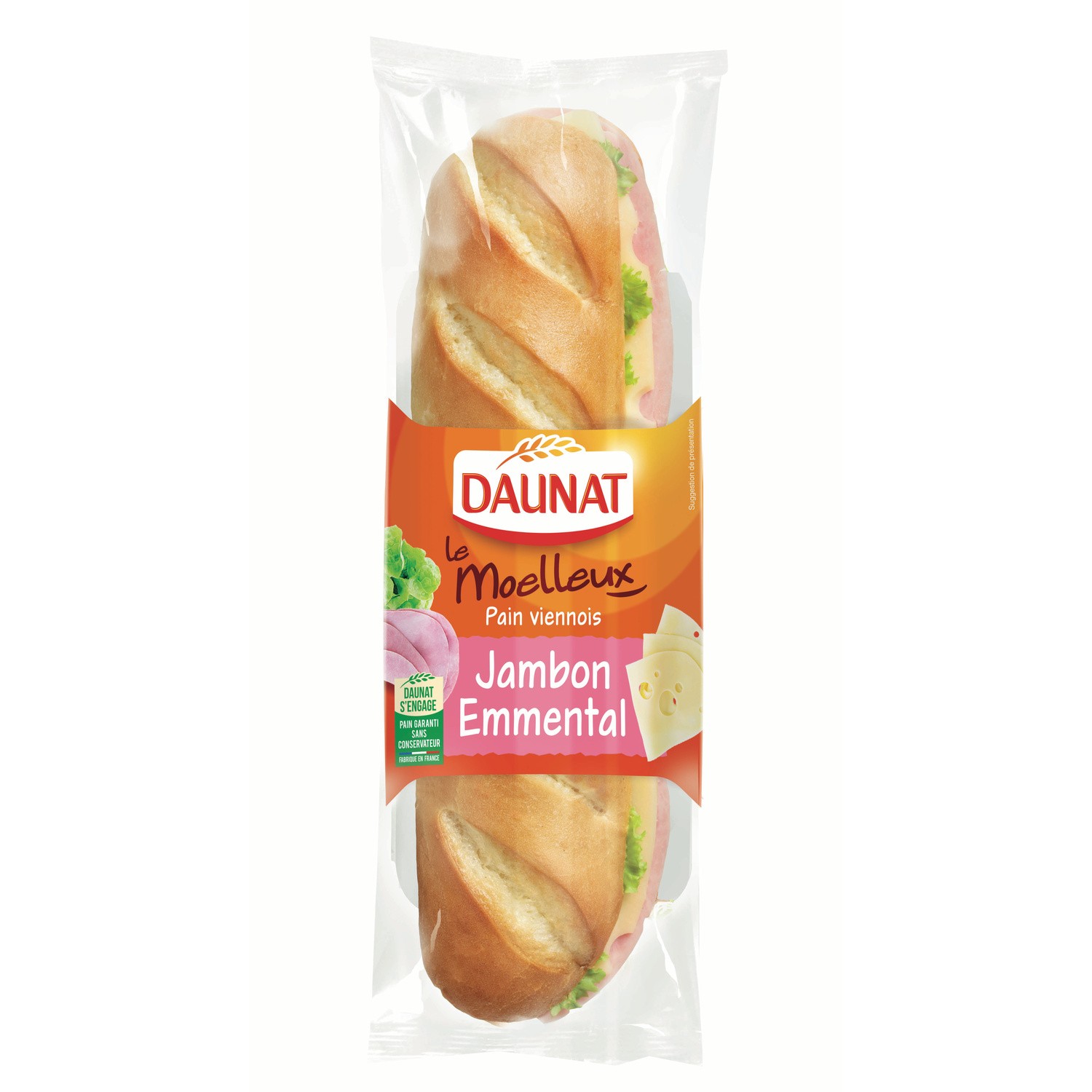 Sandwich jambon emmental DAUNAT