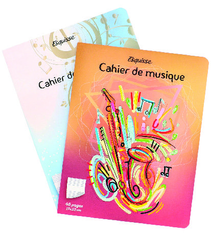 CAHIER DE MUSIQUE "ESQUISSE"