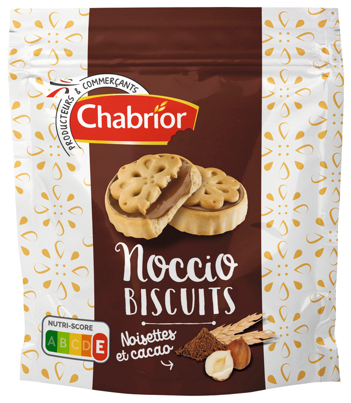 NOCCIO BISCUITS FOURRÉS NOISETTES ET CACAO chabrior