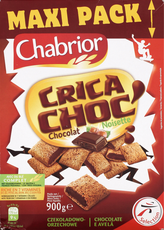 CÉRÉALES CRICA CHOC' CHOCOLAT NOISETTE chabrior