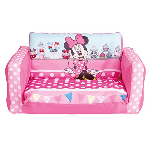 Canapé Disney Minnie Mouse Flip Out Mini, Rose en plastique