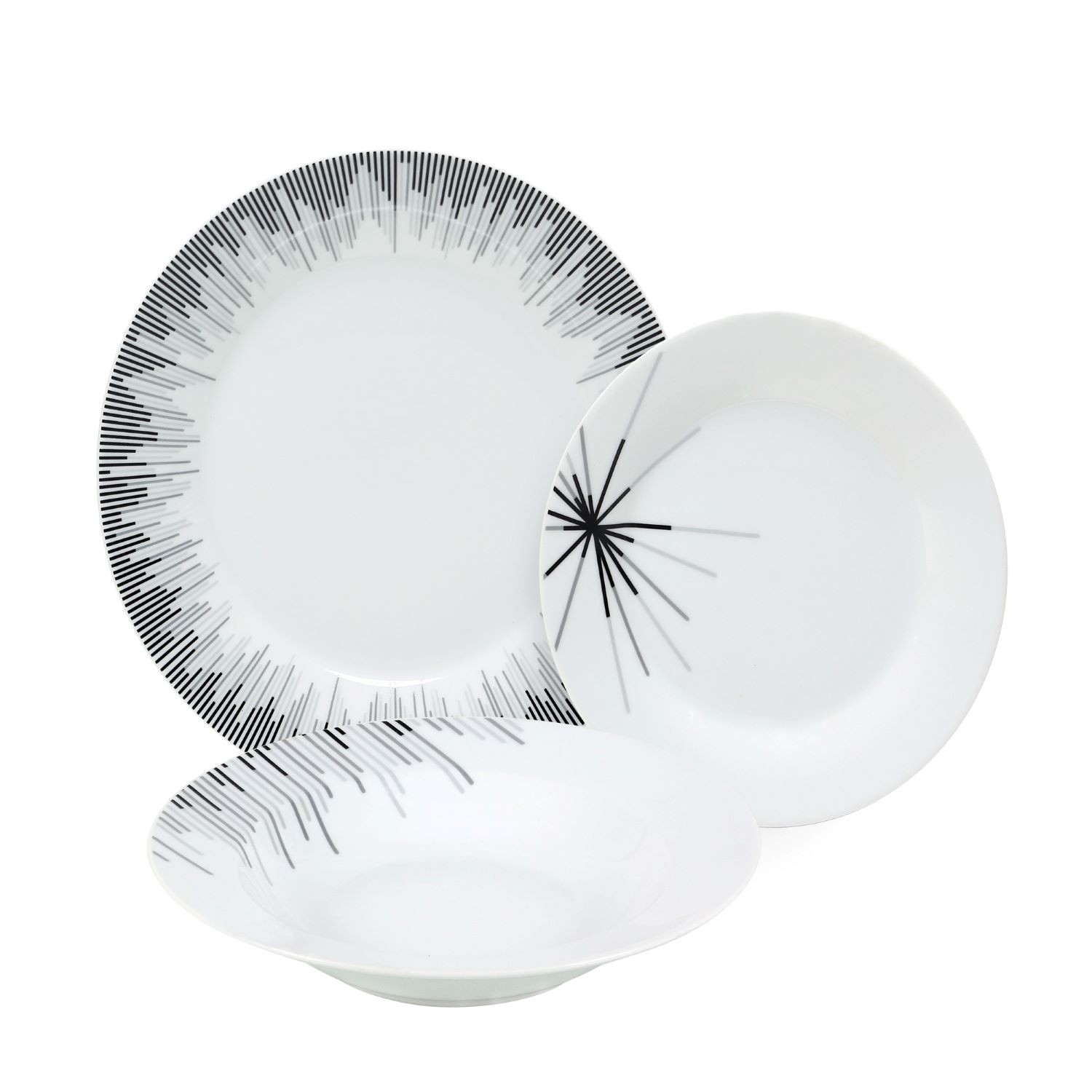 Assiette creuse porcelaine CARREFOUR HOME