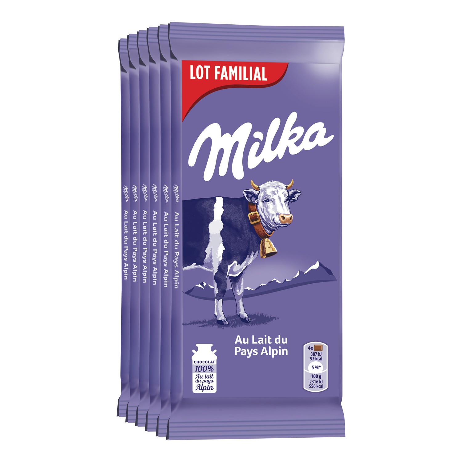 Chocolat au lait MILKA