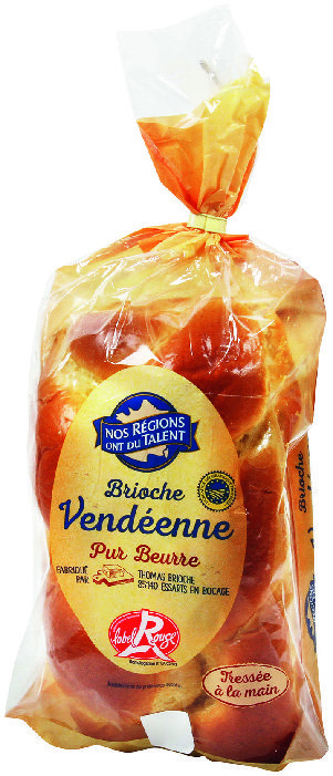 BRIOCHE VENDÉENNE IGP** LABEL ROUGE “NOS REGIONS ONT DU TALENT”