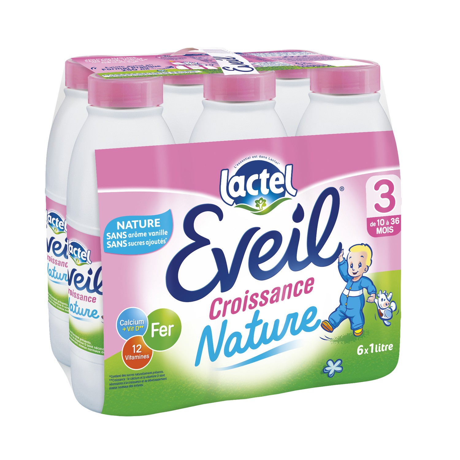 Lait bébé liquide de 10 à 36 mois